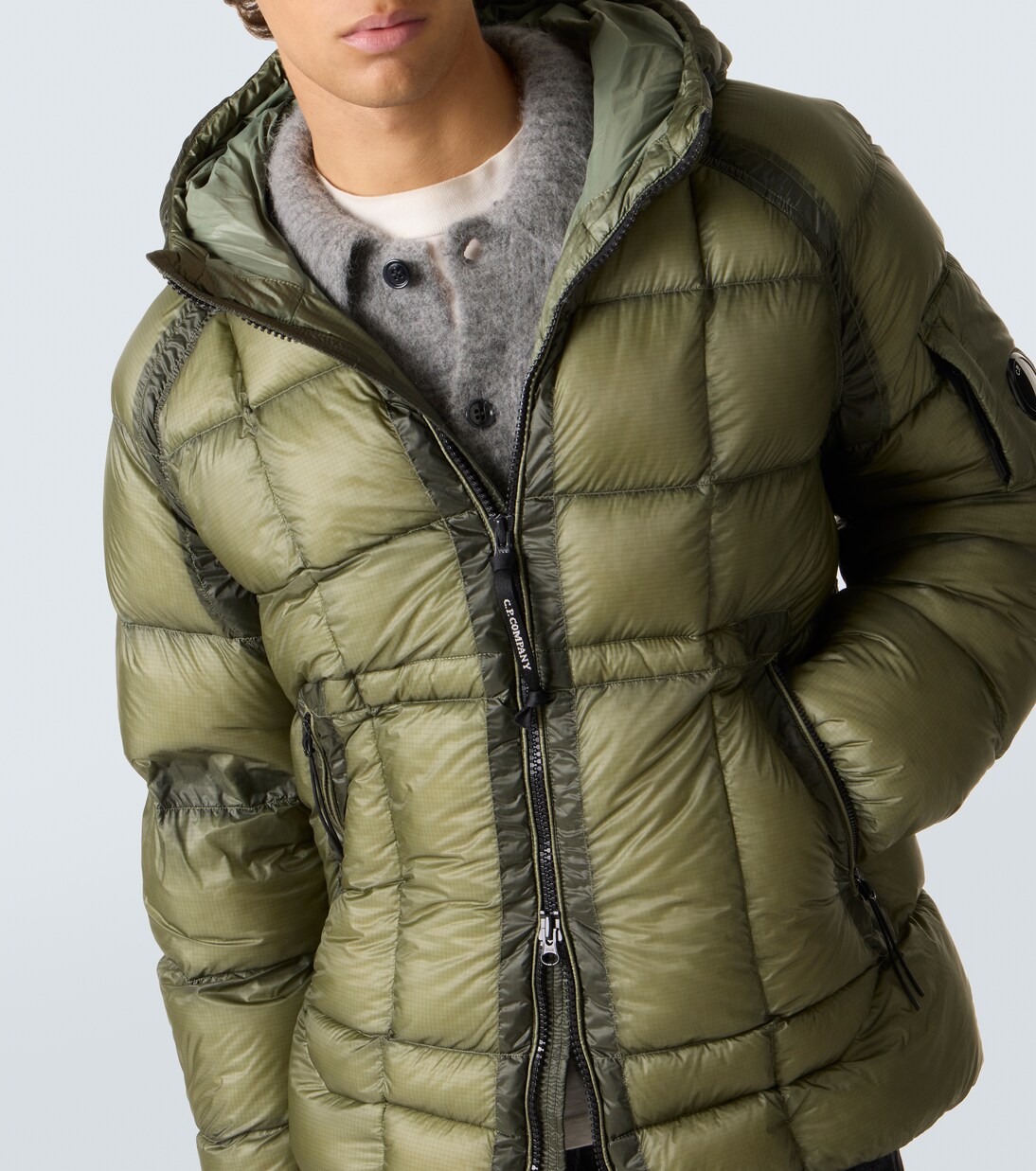 후드 다운 재킷 | C.P. Company