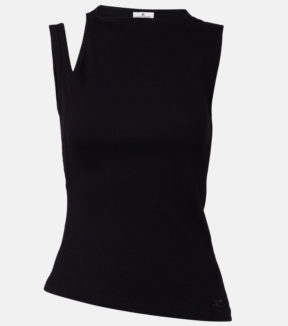 Transverse '90s cotton top | Courrèges
