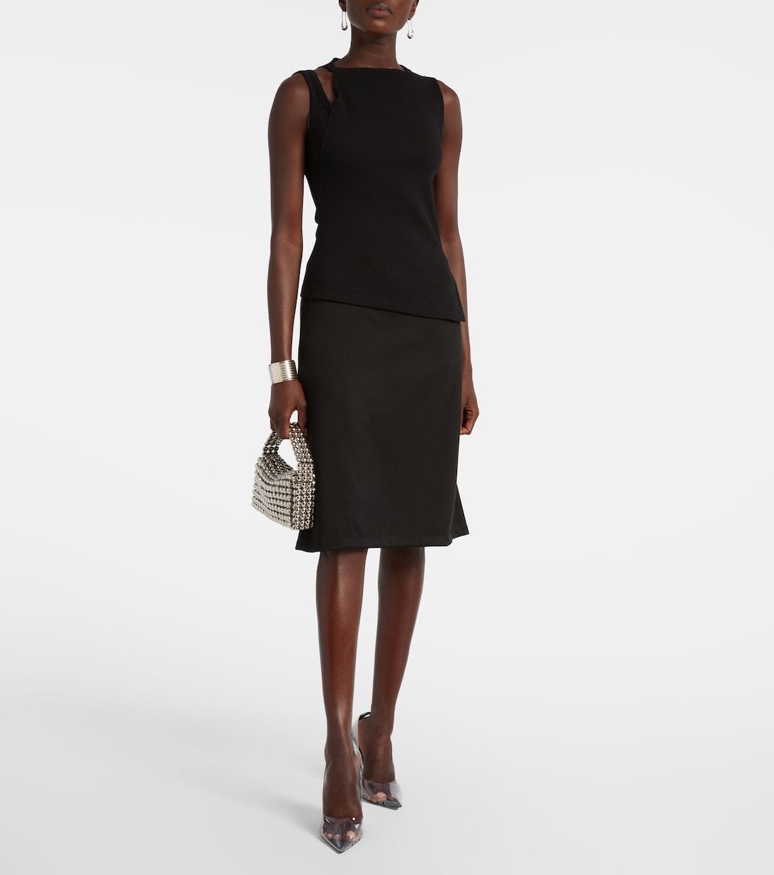 Transverse '90s cotton top | Courrèges