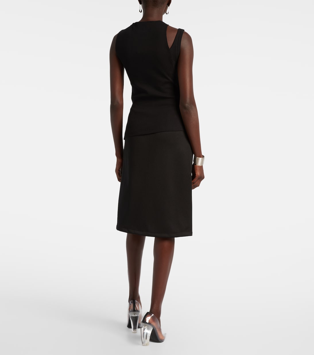 Transverse '90s cotton top | Courrèges