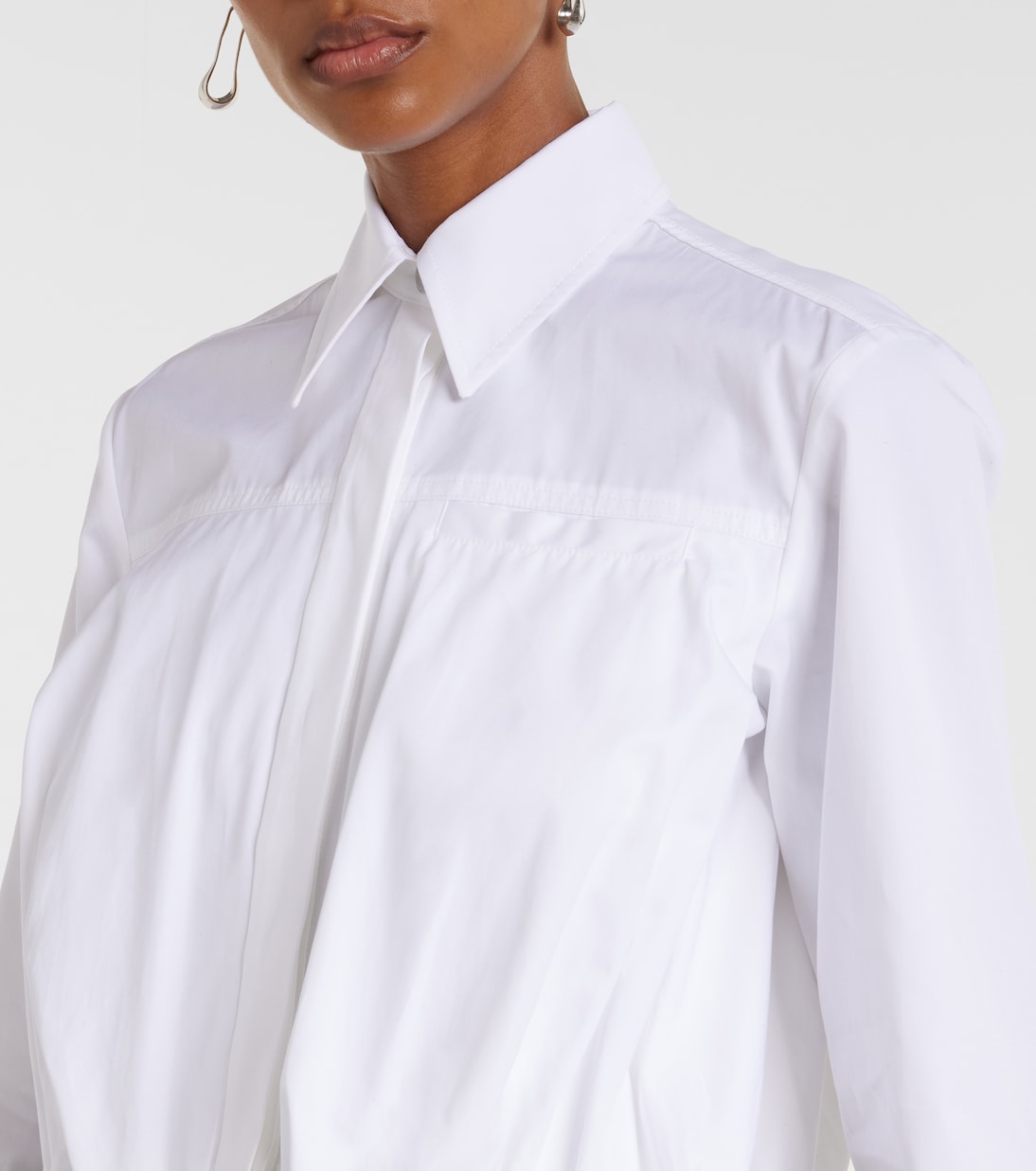 Cropped-Hemd Zemira aus Baumwollpopeline | Sportmax