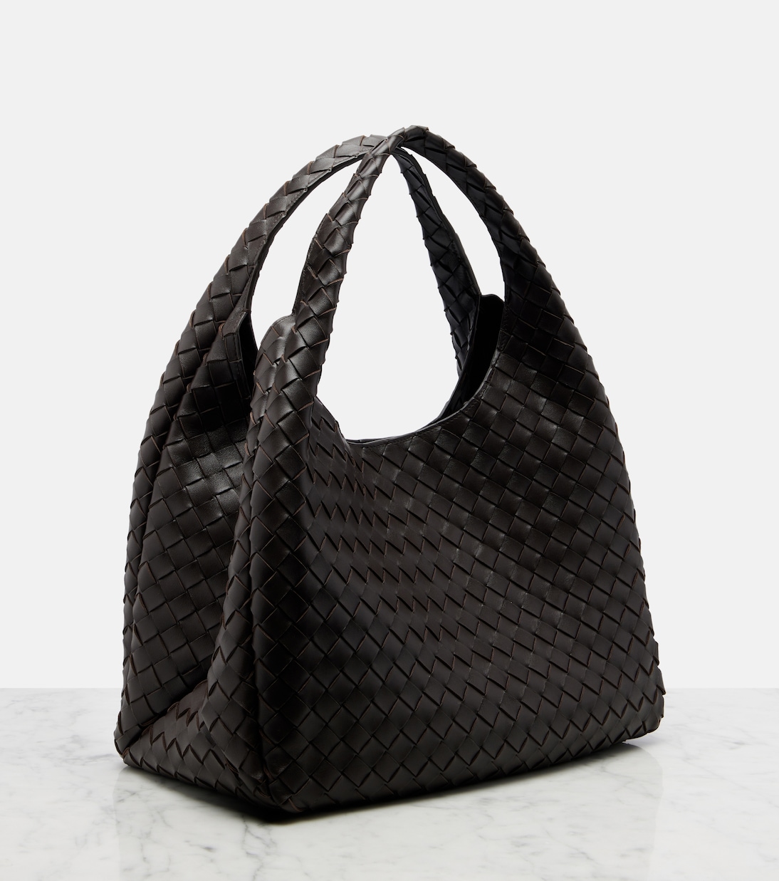 Sac Campana Large en cuir Intrecciato | Bottega Veneta