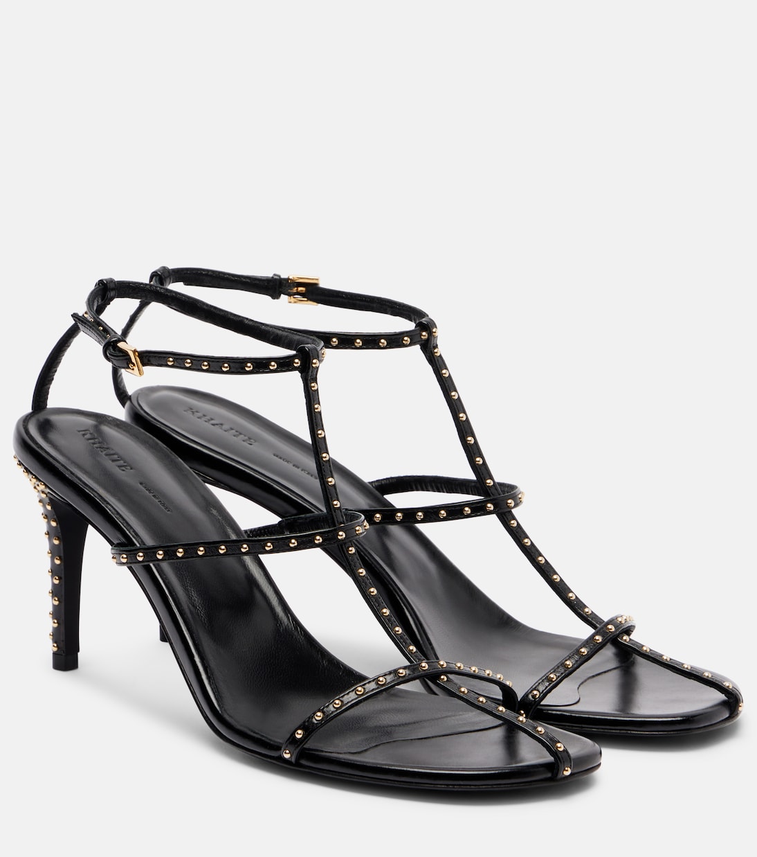 Cage 75 studded leather sandals | Khaite