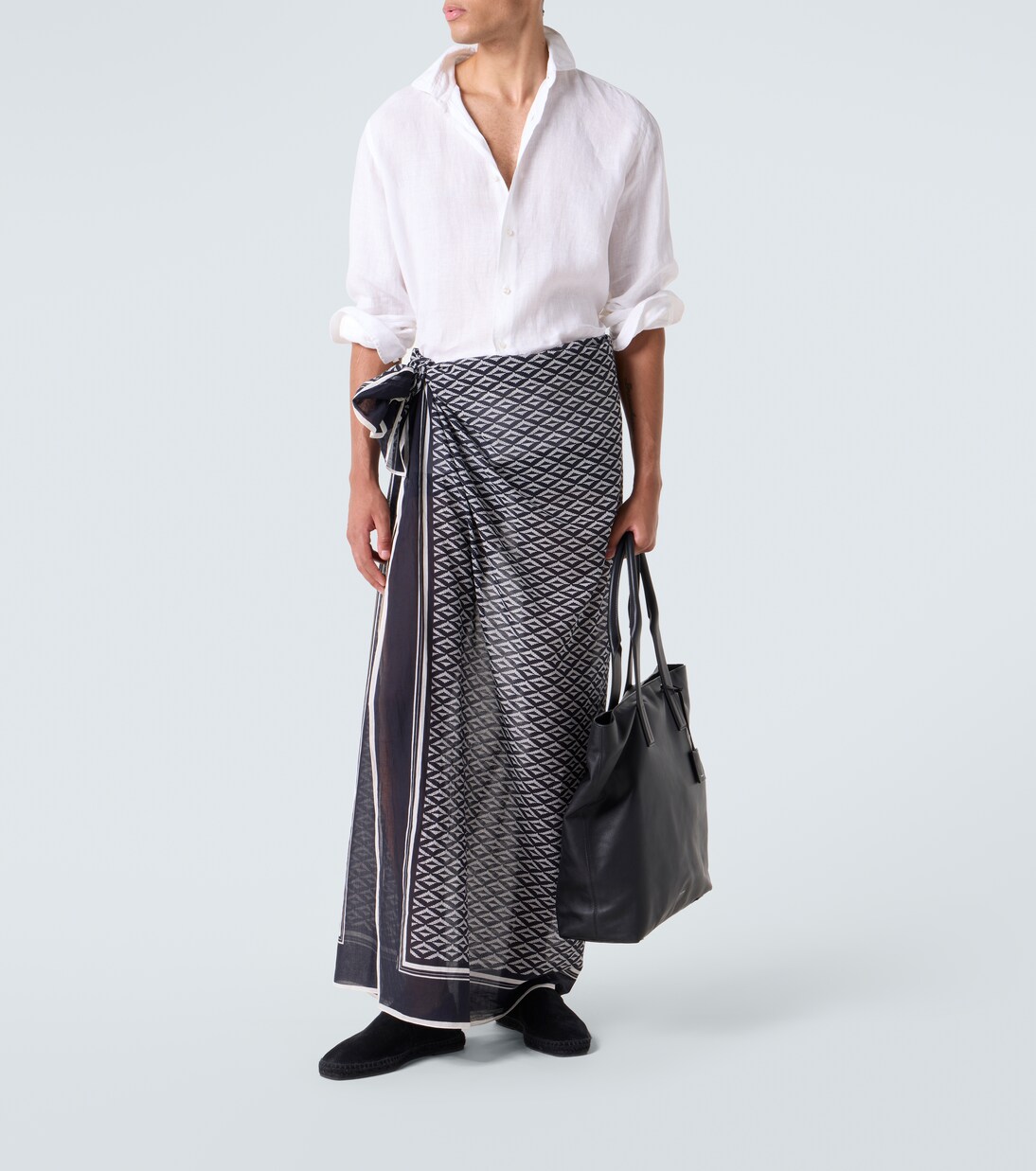 Printed cotton beach cover-up | Tom Ford