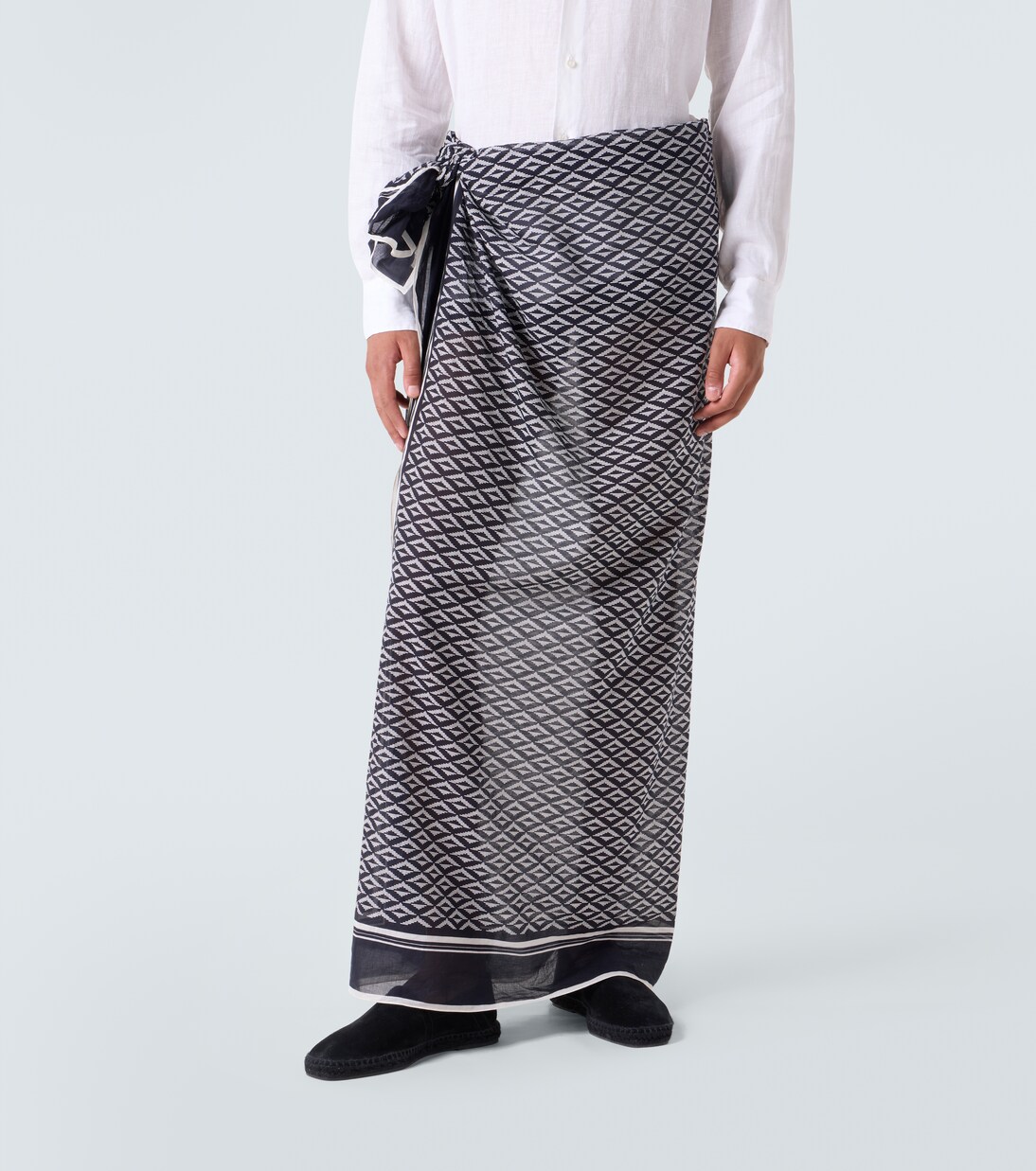 Printed cotton beach cover-up | Tom Ford