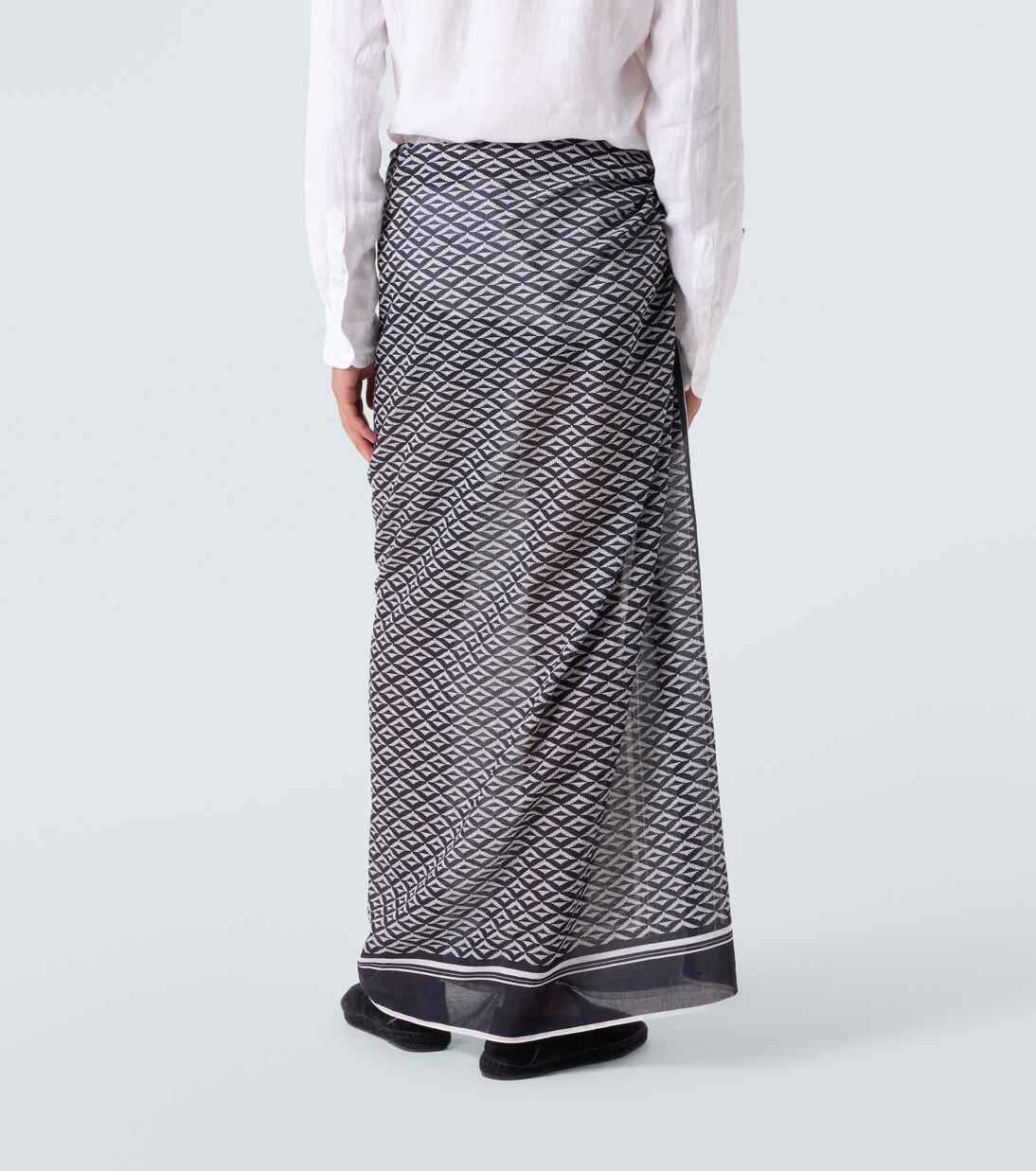 Printed cotton beach cover-up | Tom Ford