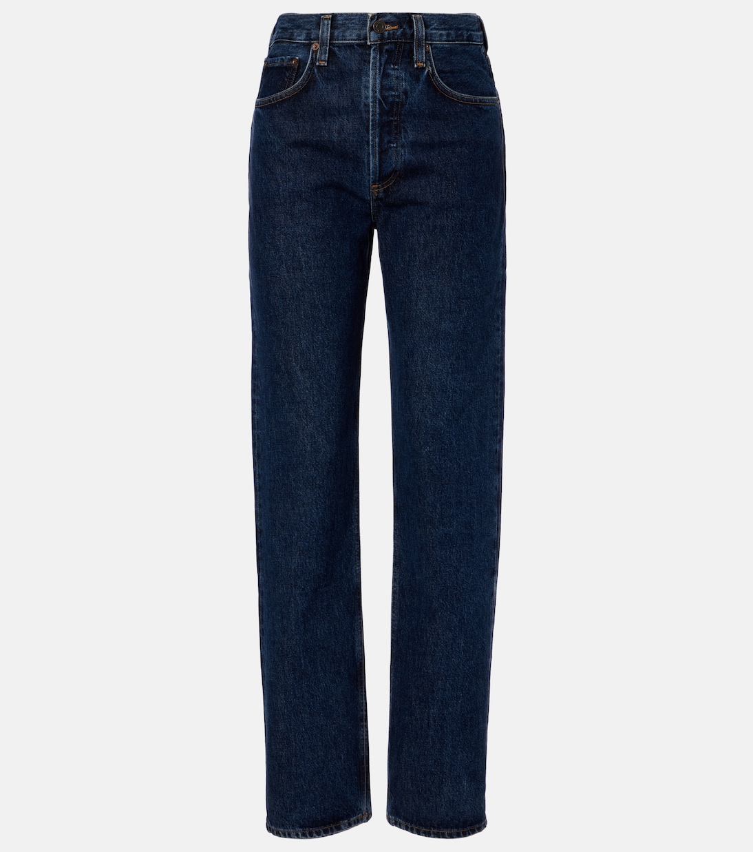 Kelly high-rise straight jeans | Agolde