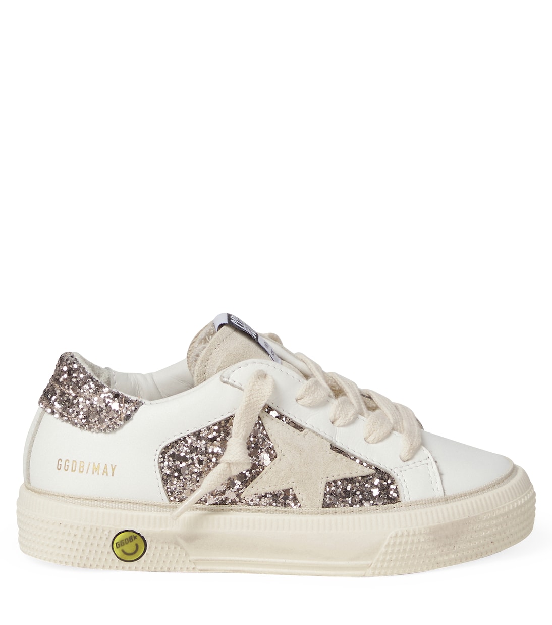 Sneakers May aus Leder mit Glitter | Golden Goose Kids