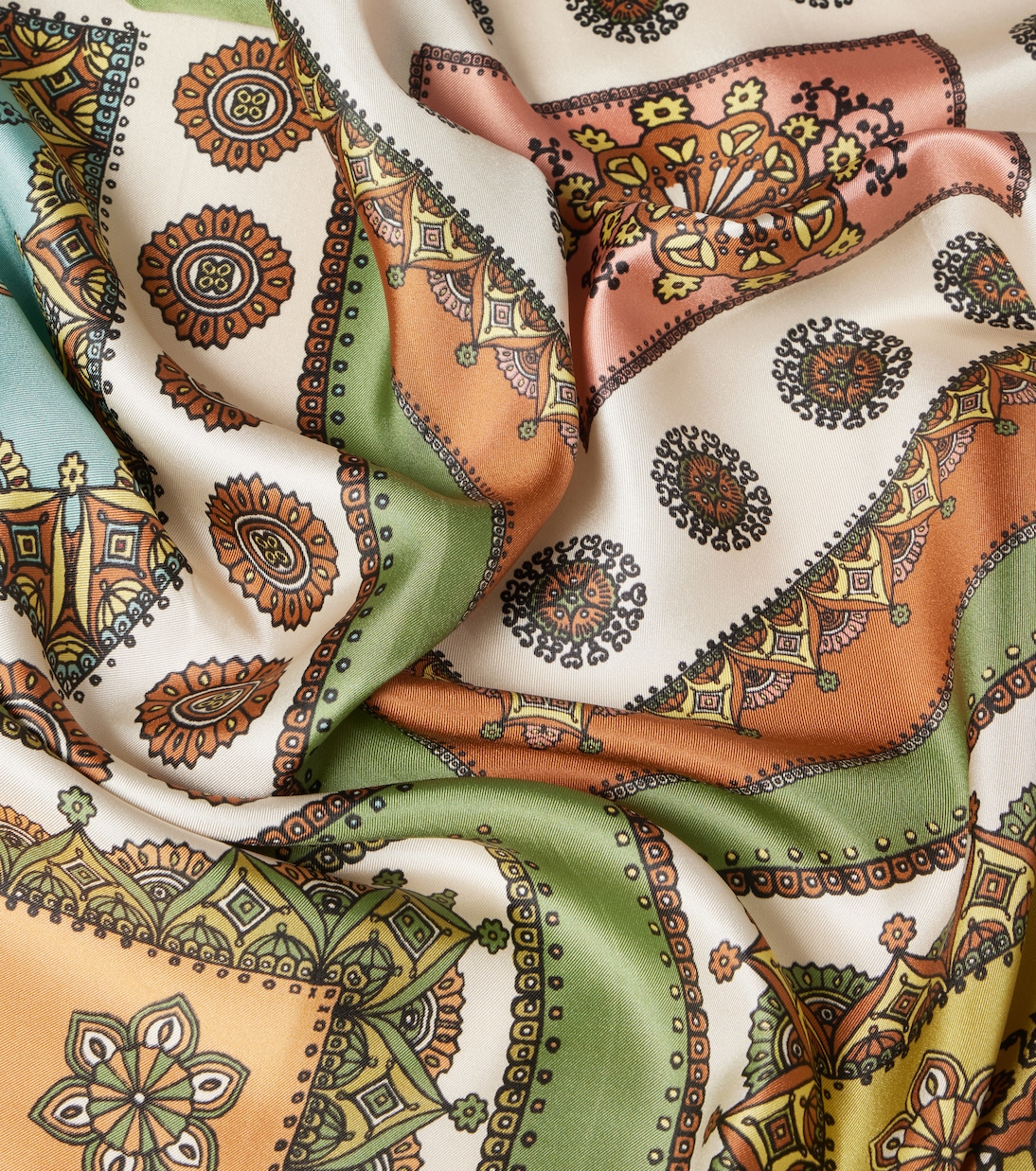 Contina Tiles silk scarf | Alémais