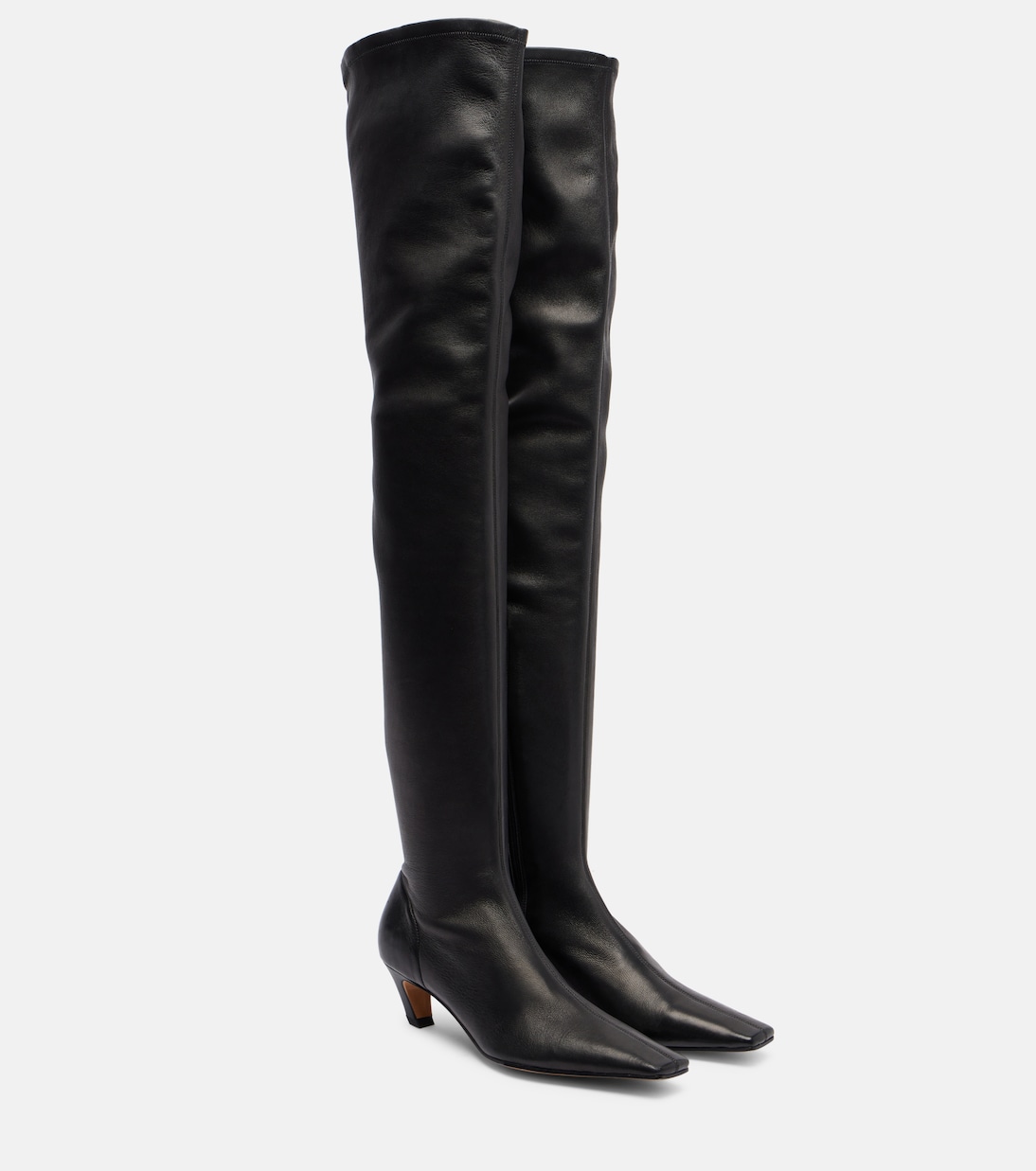 Arizona 50 leather over-the-knee boots | Khaite