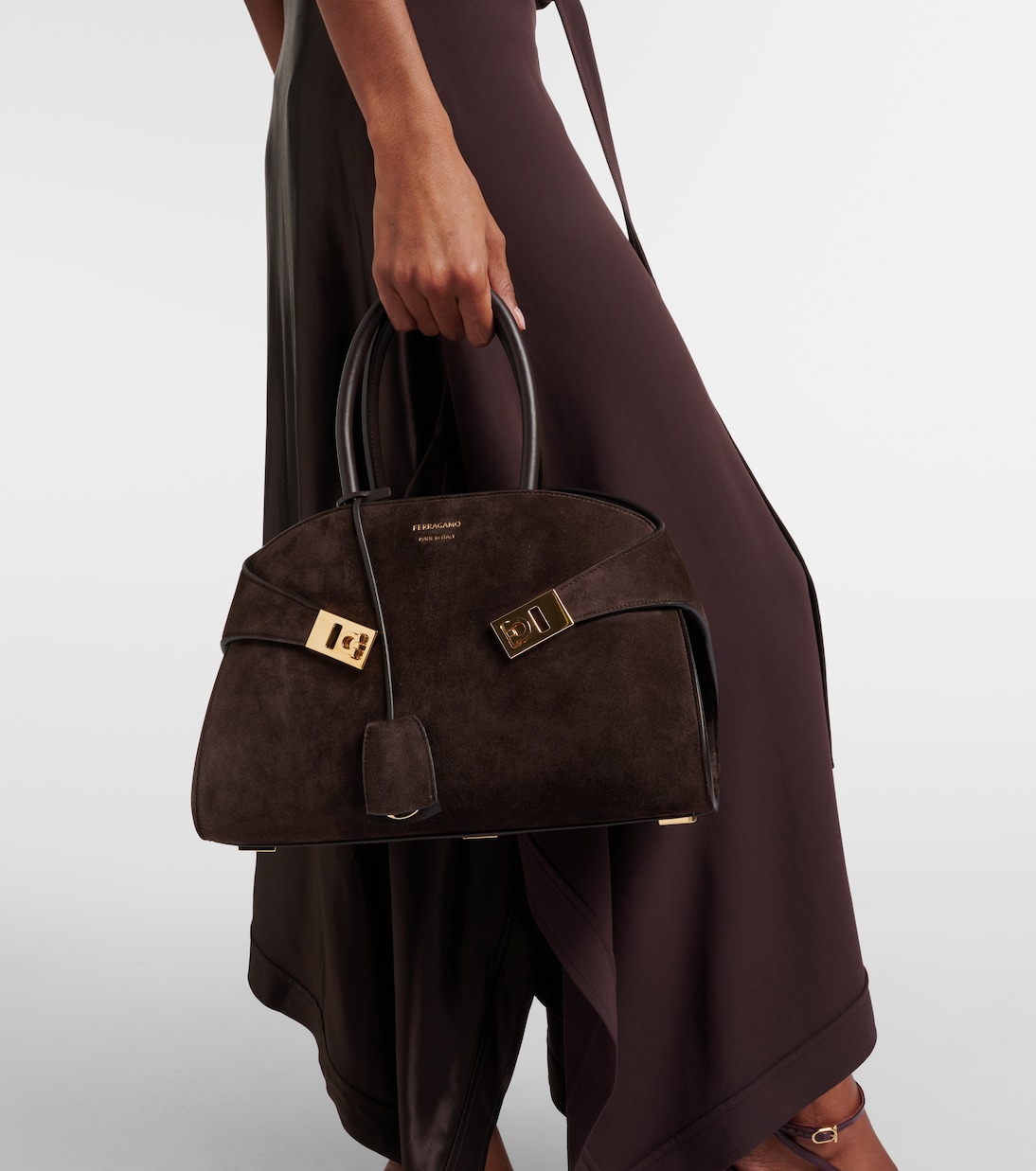 Tote Bag Hug aus Veloursleder | Ferragamo