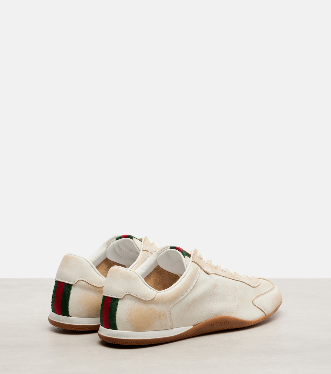 Gucci Shift皮革运动鞋 | Gucci