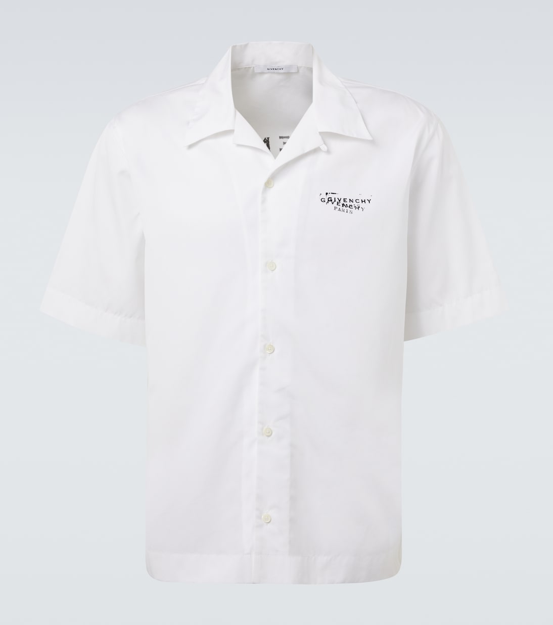 Logo cotton poplin bowling shirt | Givenchy