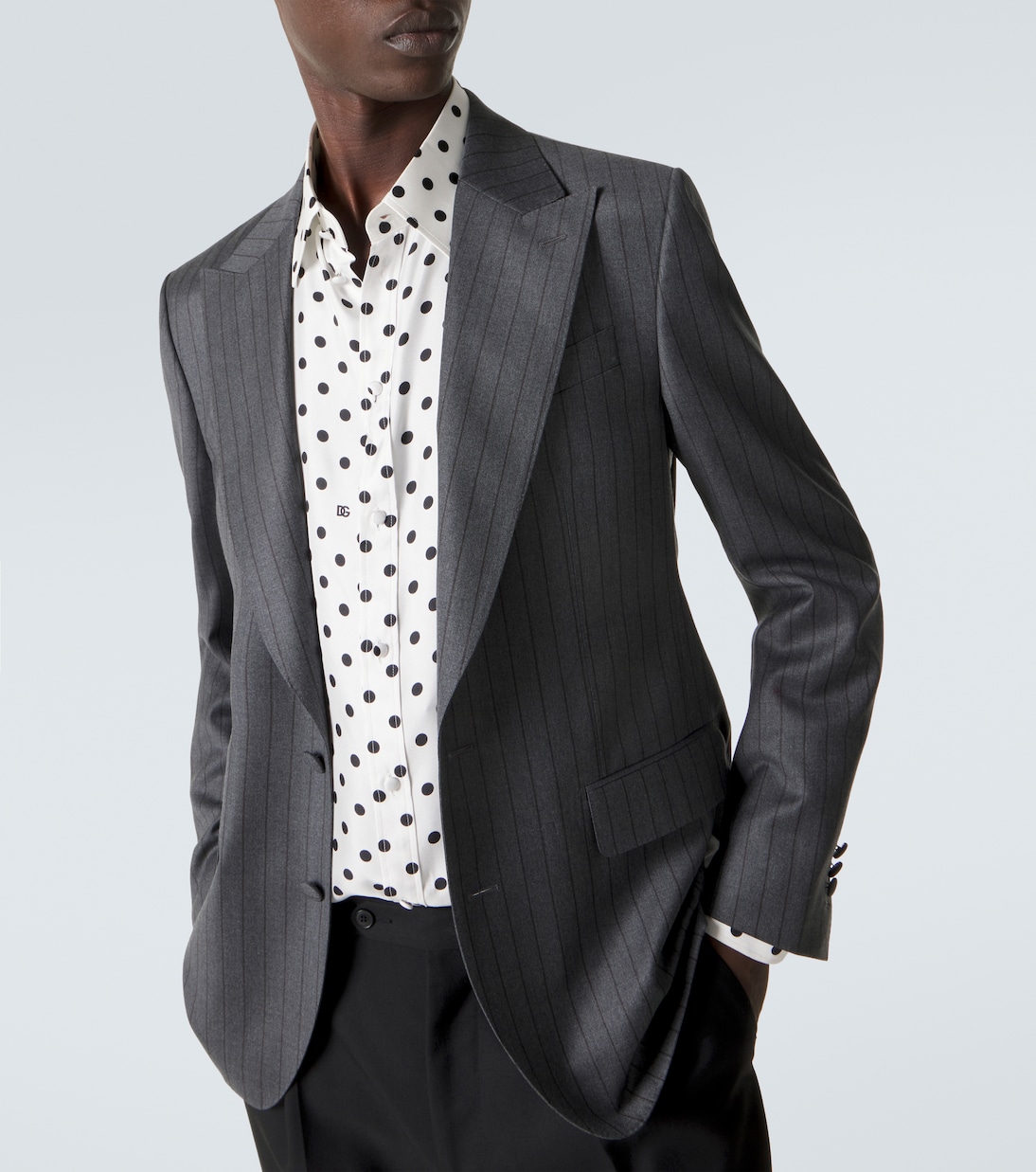 Pinstripe virgin wool blazer | Dolce&Gabbana