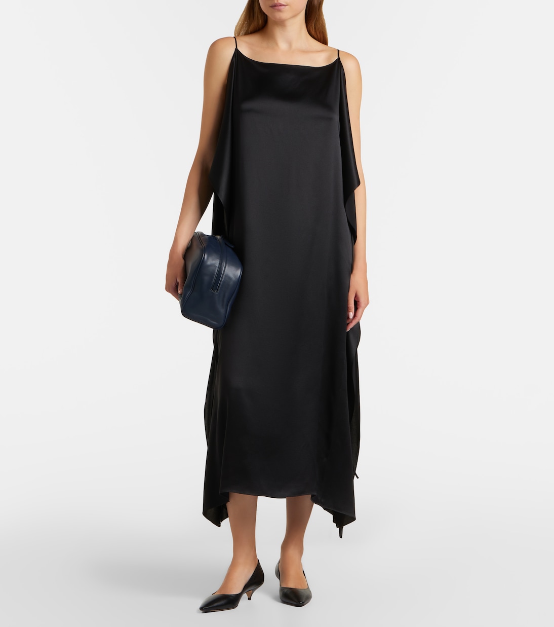 Leila Small leather clutch | The Row