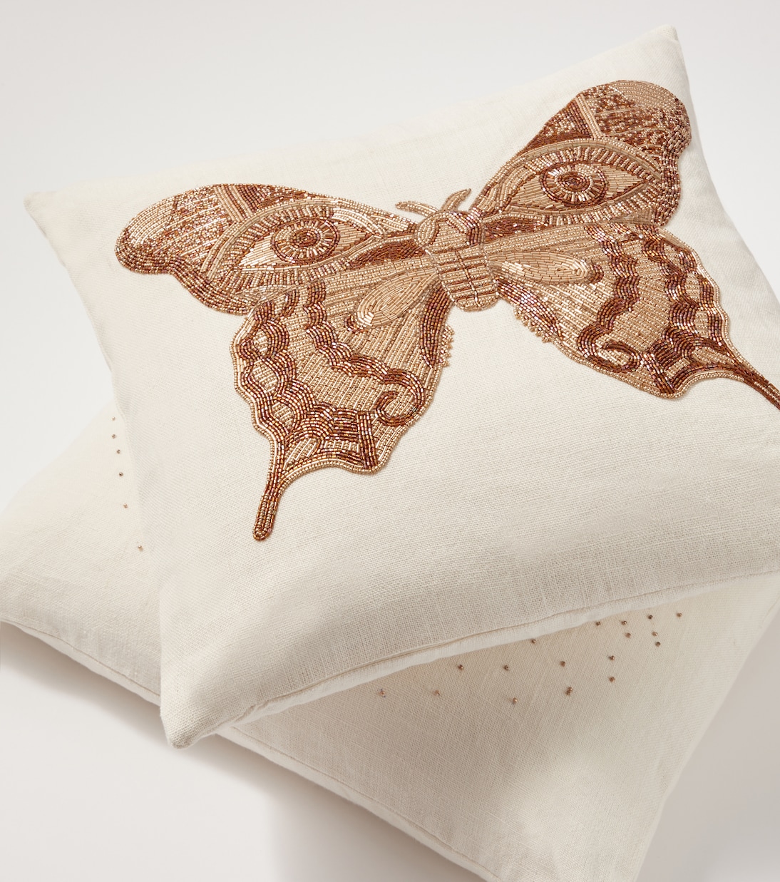 Cuscino Muse in lino con perline | Jonathan Adler
