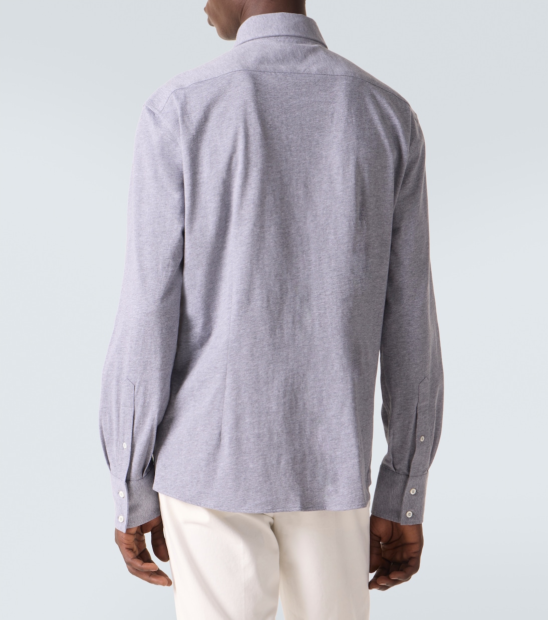 Hemd aus Baumwollpopeline | Brunello Cucinelli