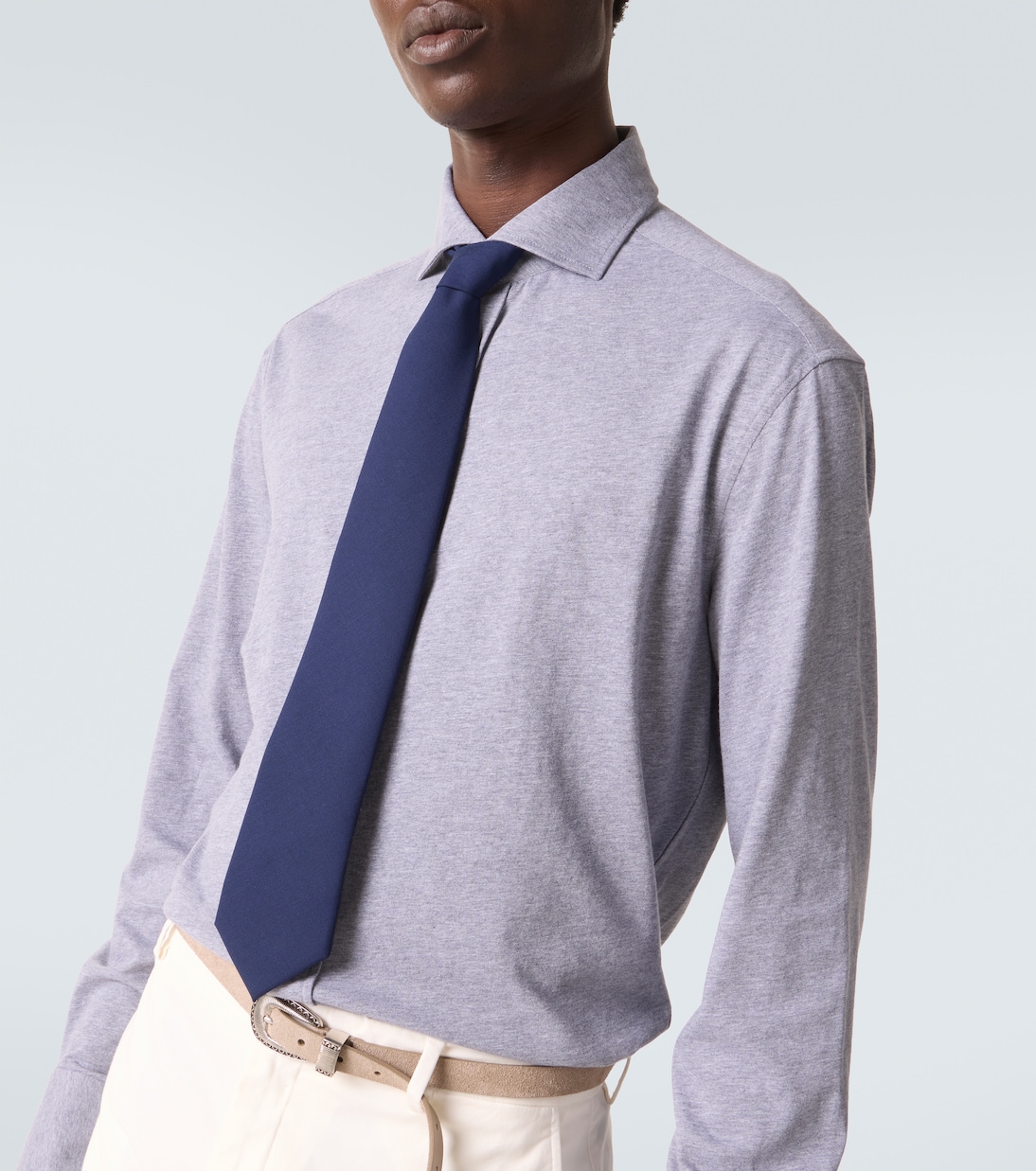 Hemd aus Baumwollpopeline | Brunello Cucinelli