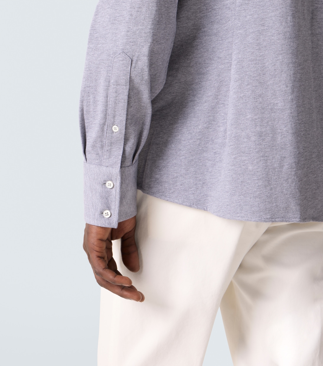Hemd aus Baumwollpopeline | Brunello Cucinelli