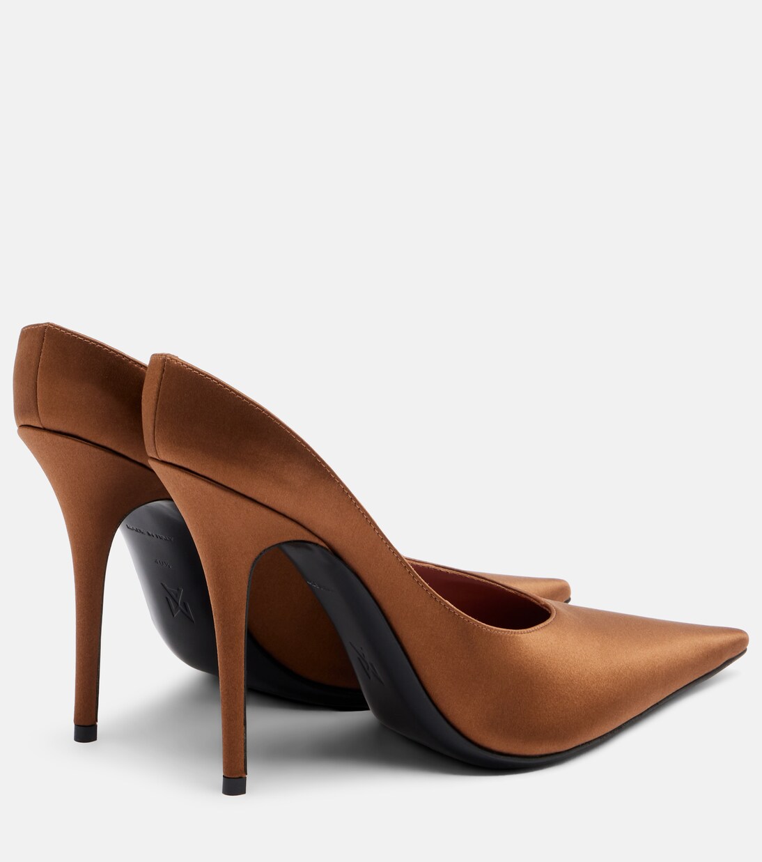 Pumps Anoke aus Satin | Amina Muaddi