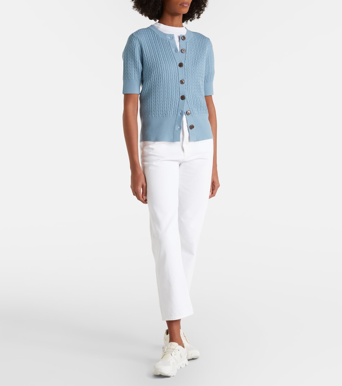 Rhys cable-knit cardigan | Varley