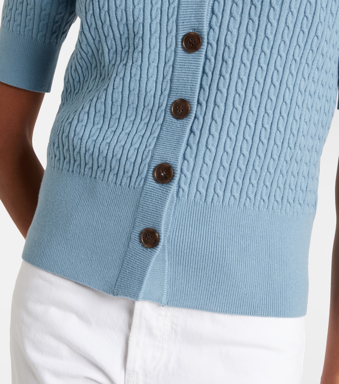 Rhys cable-knit cardigan | Varley