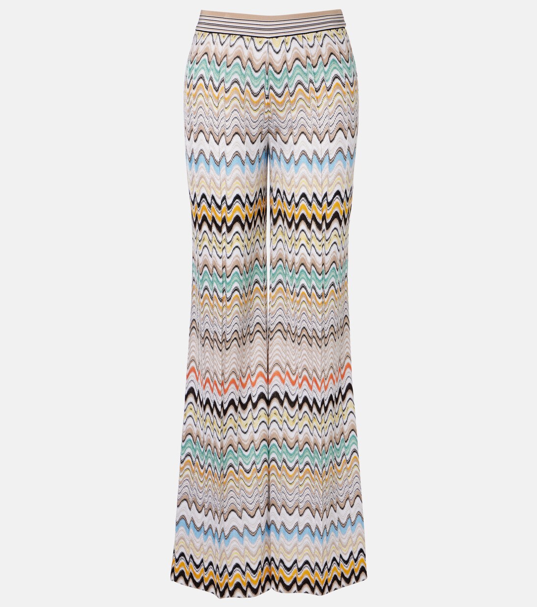 Wave high-rise wide-leg pants | Missoni