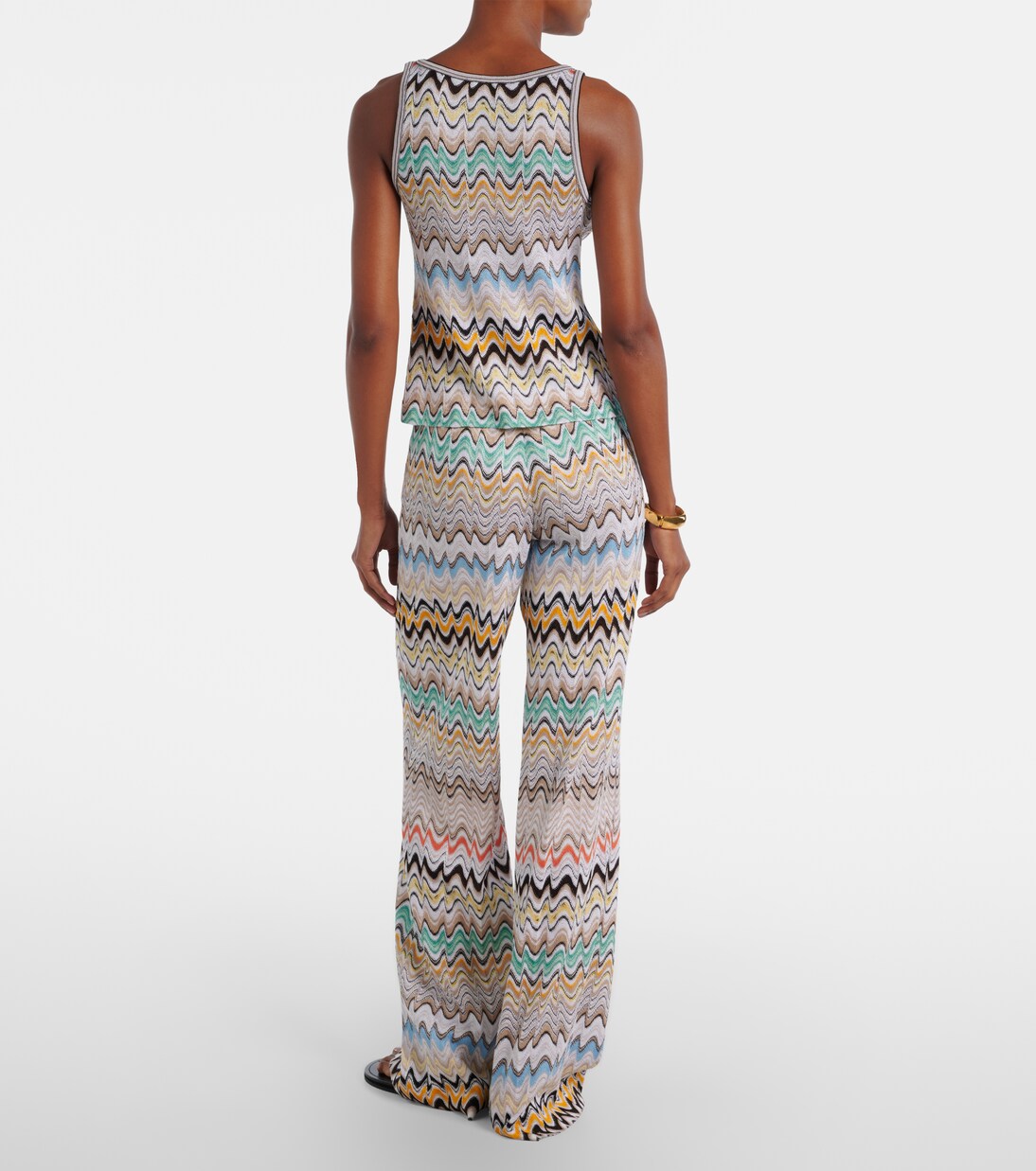 Wave high-rise wide-leg pants | Missoni