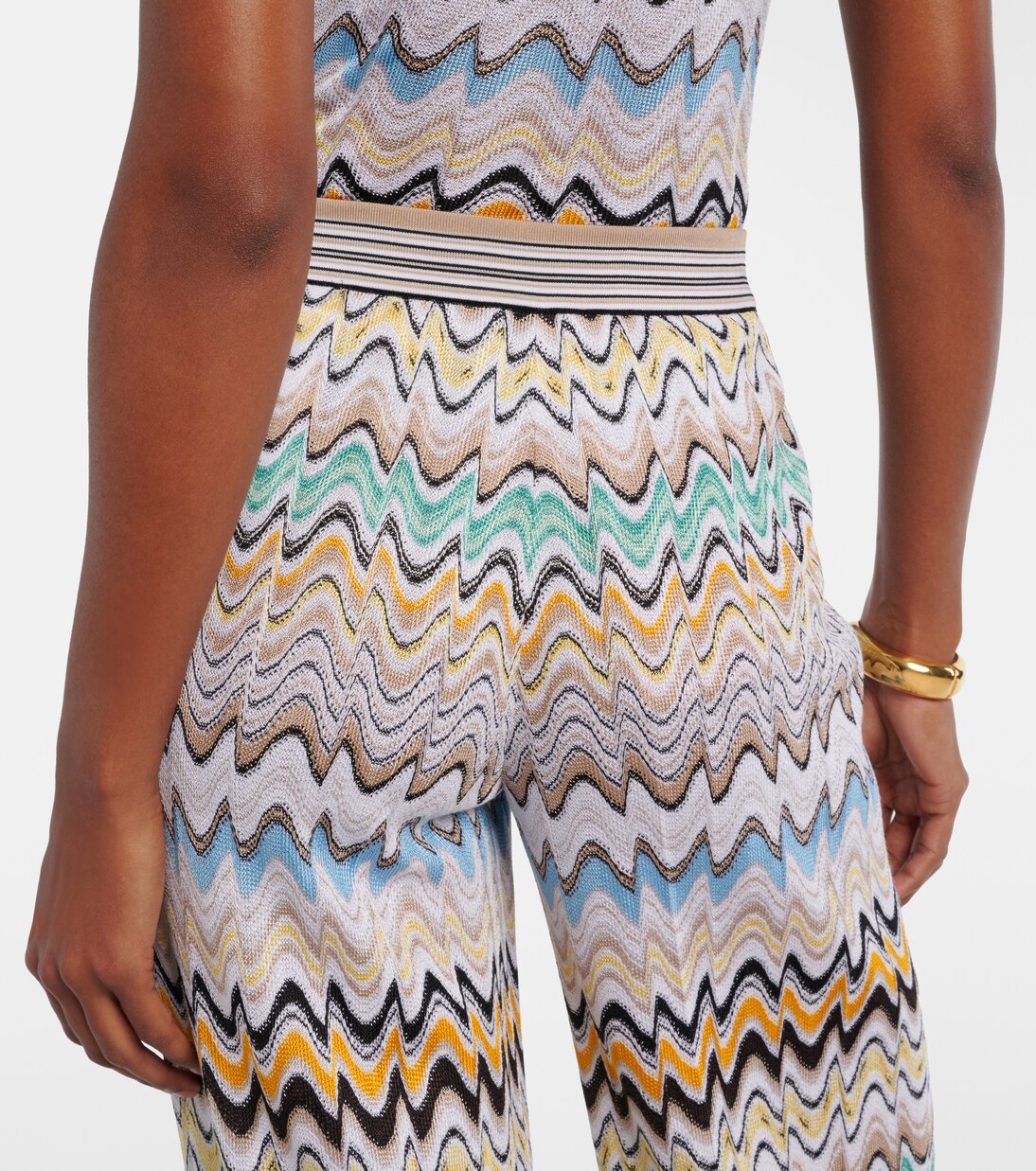 Wave high-rise wide-leg pants | Missoni