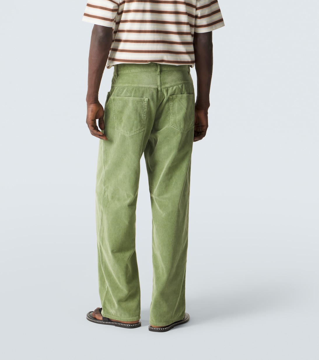 Cotton corduroy straight pants | Auralee