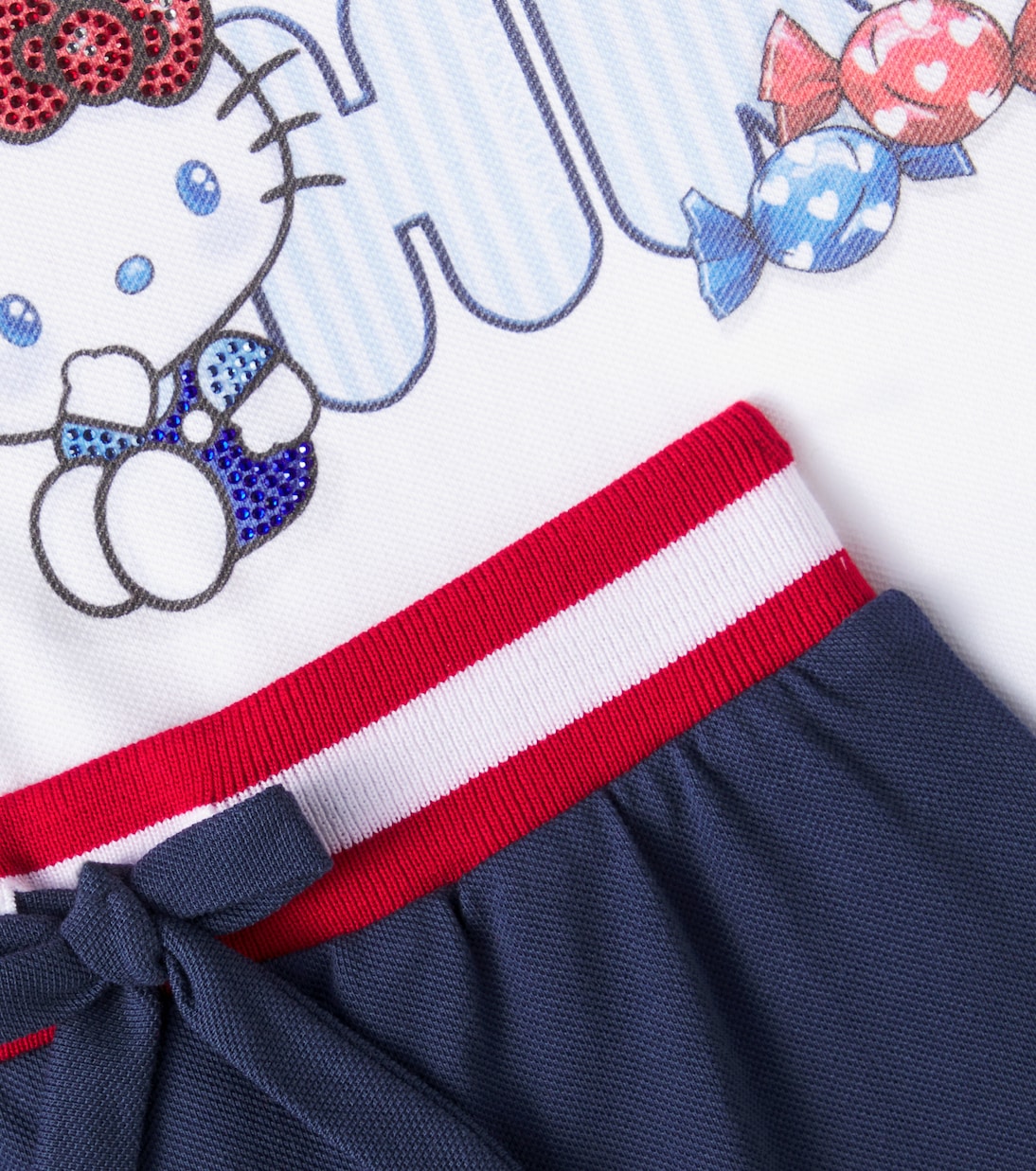 x Hello Kitty T-shirt and skirt set | Monnalisa
