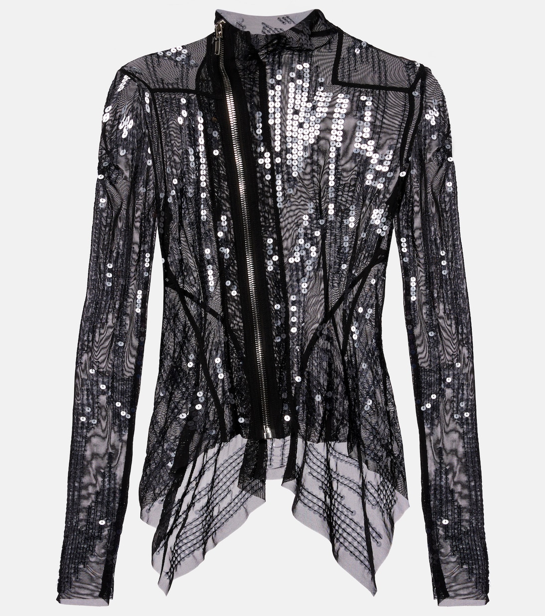 Gary sequined tulle jacket | Rick Owens
