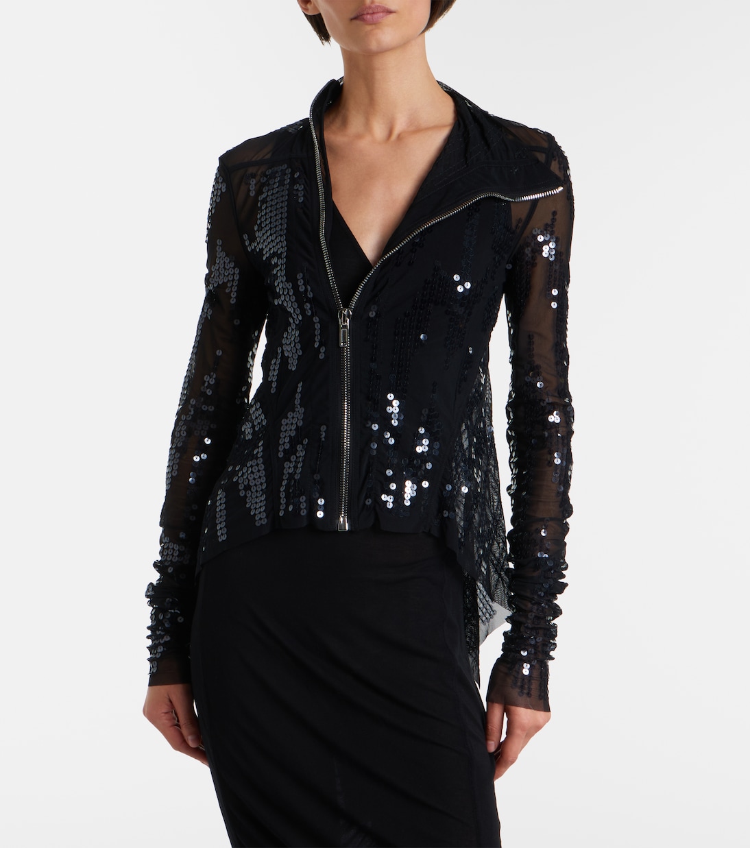 Gary sequined tulle jacket | Rick Owens