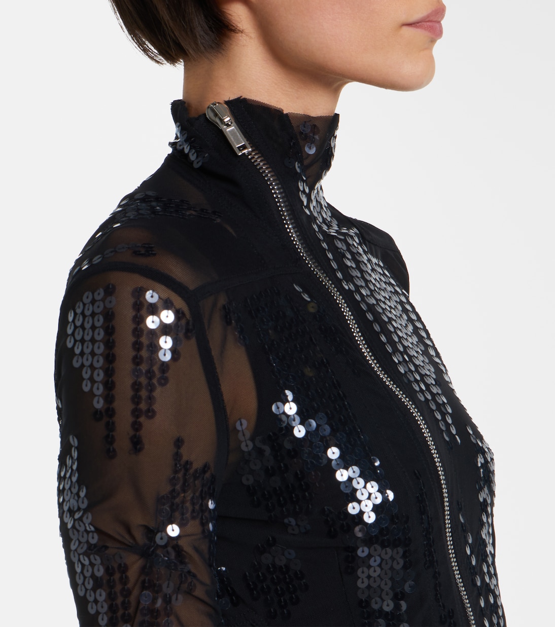 Gary sequined tulle jacket | Rick Owens