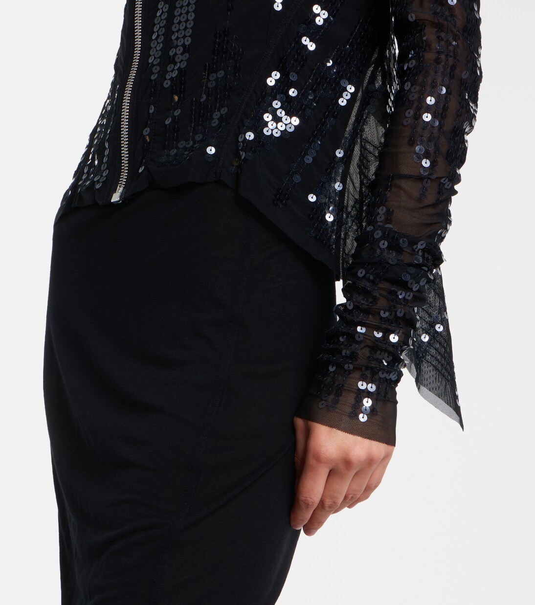 Gary sequined tulle jacket | Rick Owens