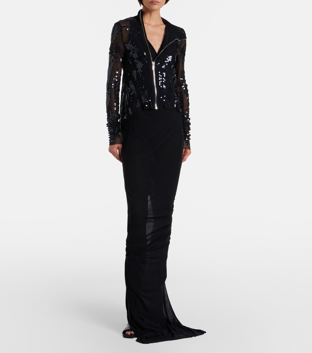 Gary sequined tulle jacket | Rick Owens