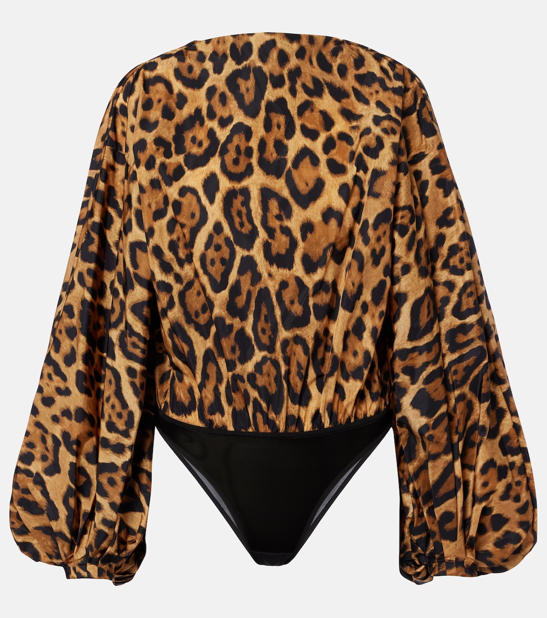 Oversized animal-print bodysuit | Alaïa