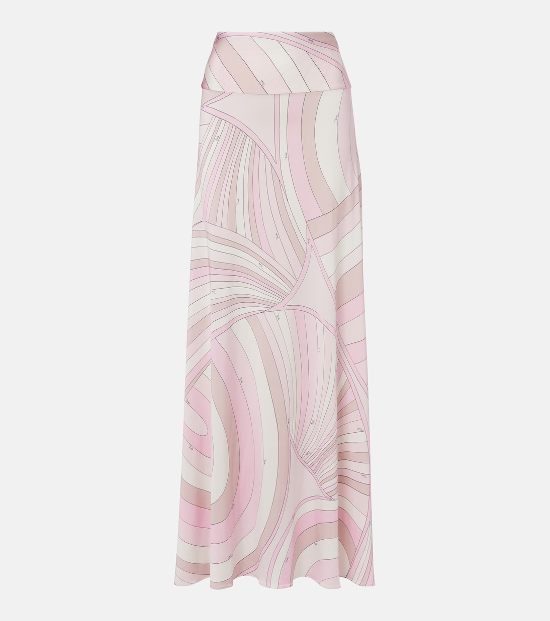 Iride satin jersey maxi skirt | Pucci