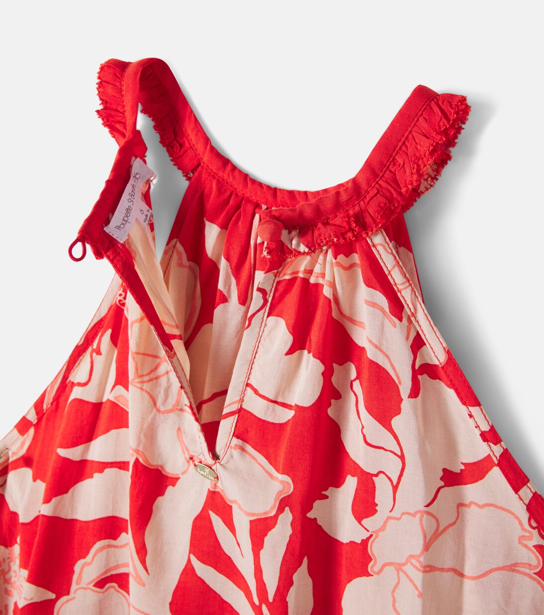 Cleo floral halterneck dress | Poupette St Barth Kids