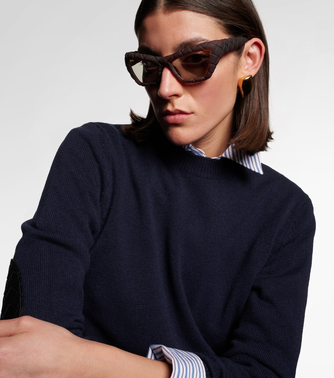 Knot Intrecciato cat-eye sunglasses | Bottega Veneta