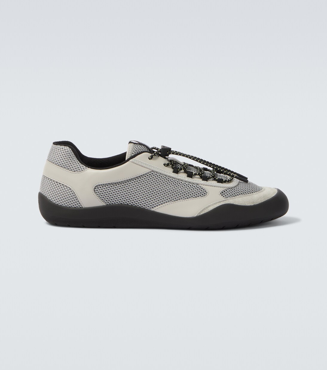 Speedrock leather-trimmed sneakers | Prada