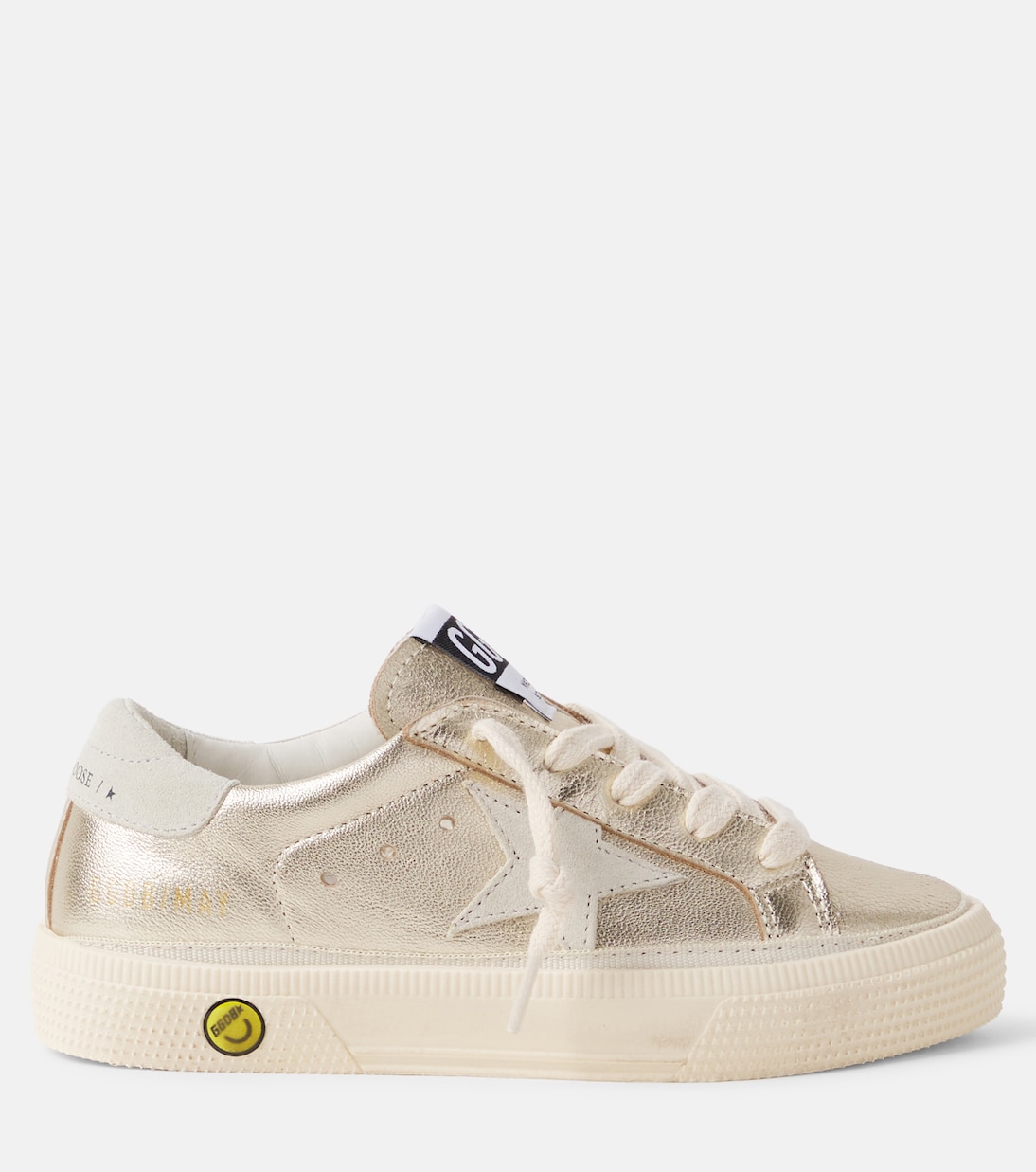 May metallic leather sneakers | Golden Goose Kids