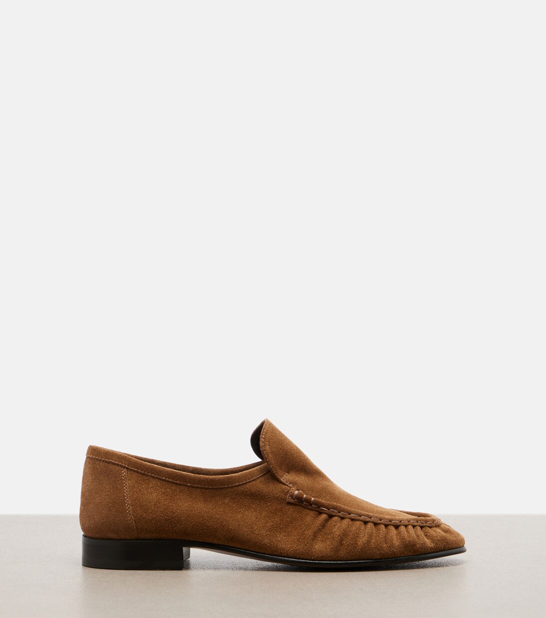 Soft Mocassin Two suede loafers | The Row