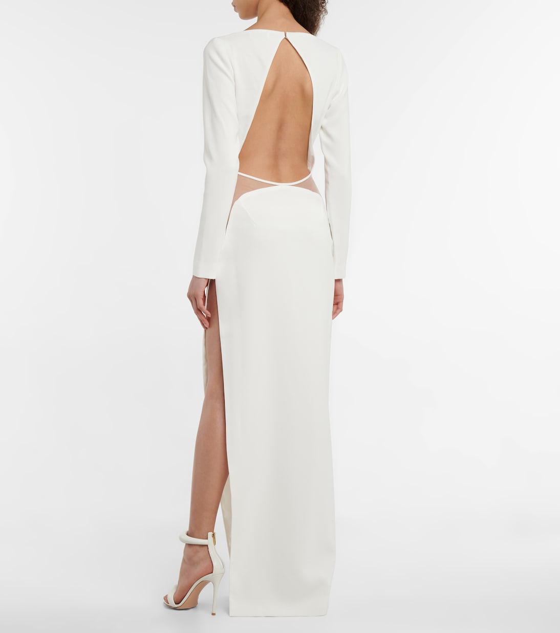 Robe longue en crêpe | Mônot