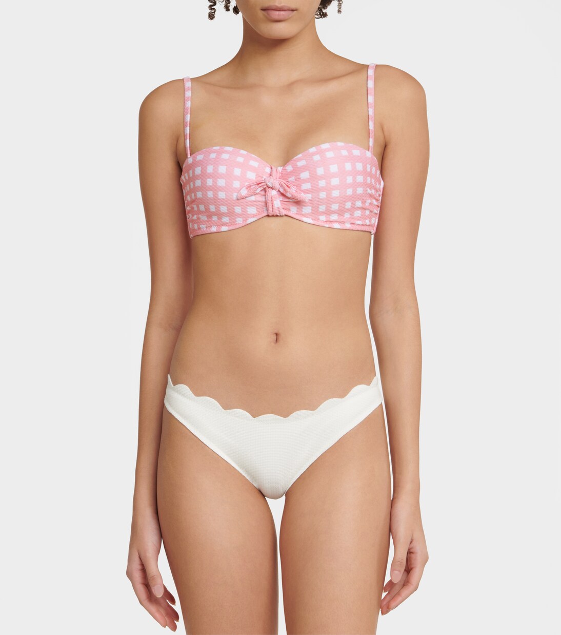 Haut de bikini Maldives à carreaux | Heidi Klein