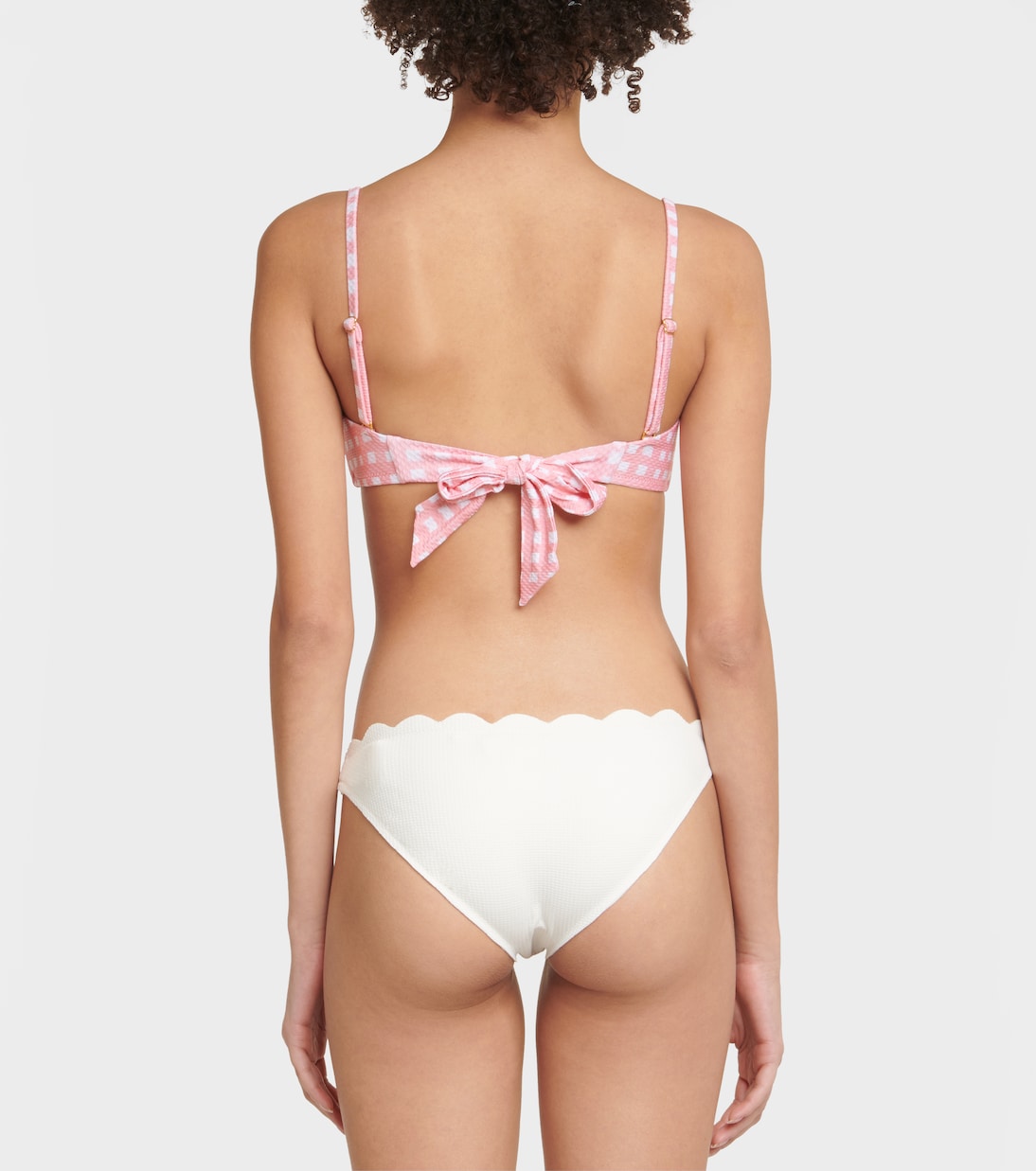 Haut de bikini Maldives à carreaux | Heidi Klein