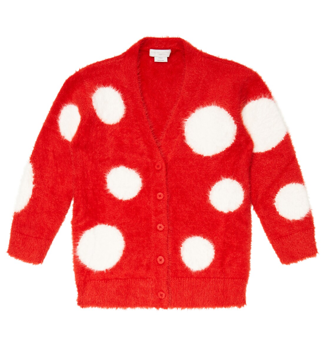 Polka-dot knit cardigan | Stella McCartney Kids