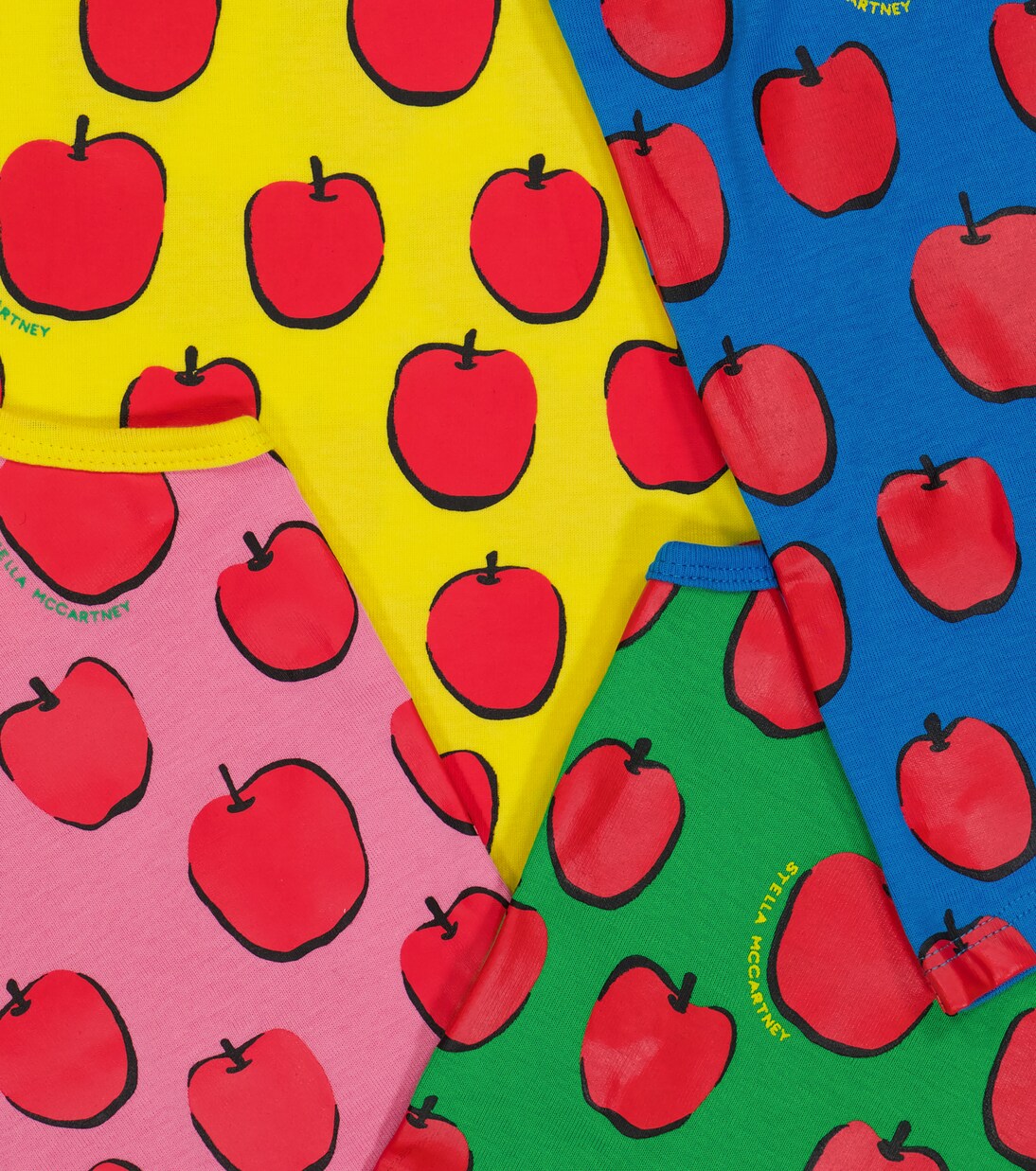 Set of 7 printed cotton tank tops | Stella McCartney Kids