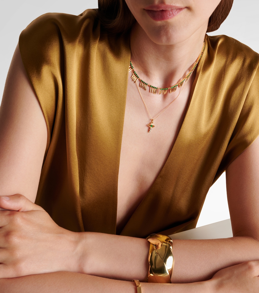 Collana in oro 18 kt con diamanti | Ileana Makri