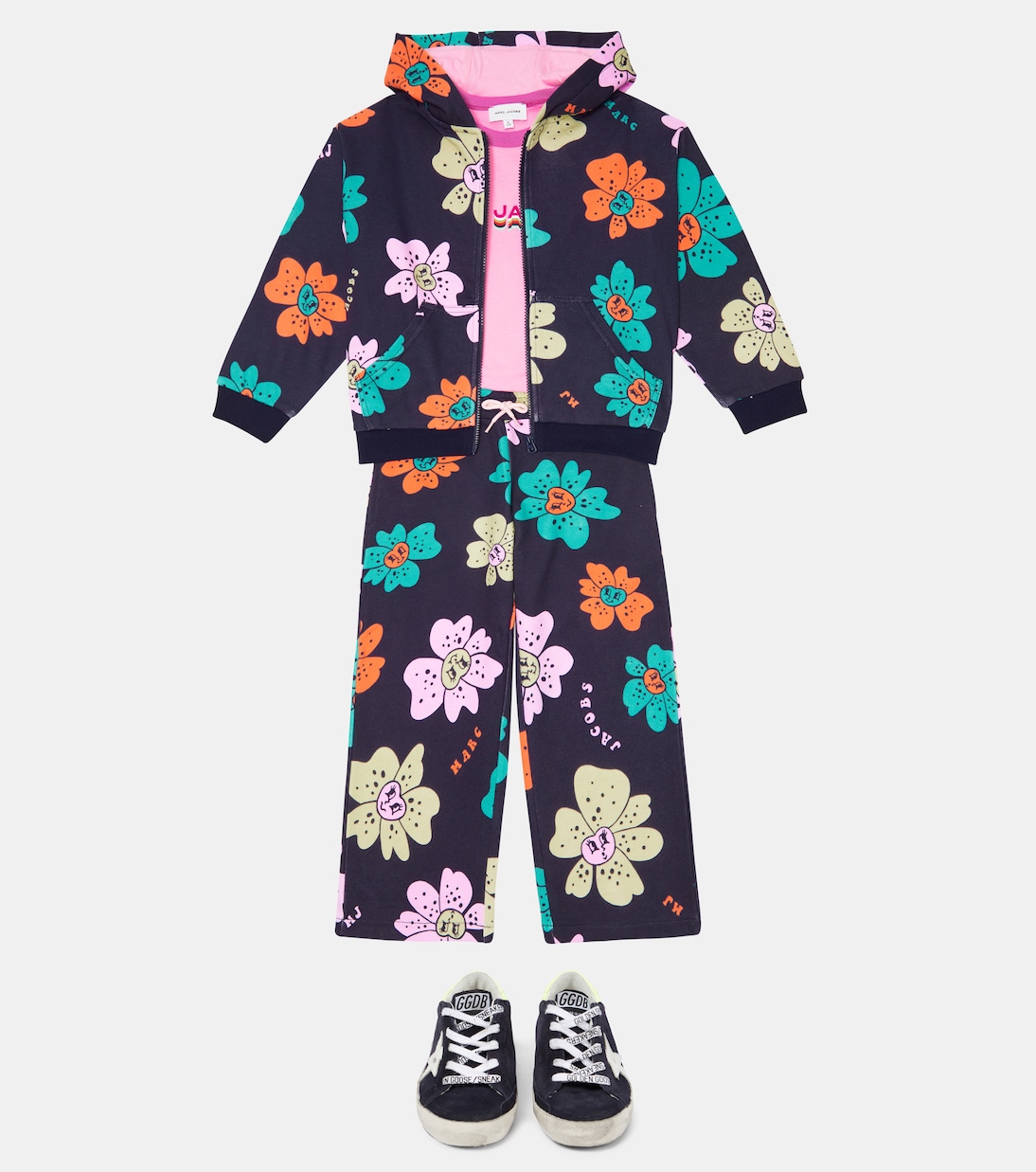 Floral cotton pants | Marc Jacobs Kids